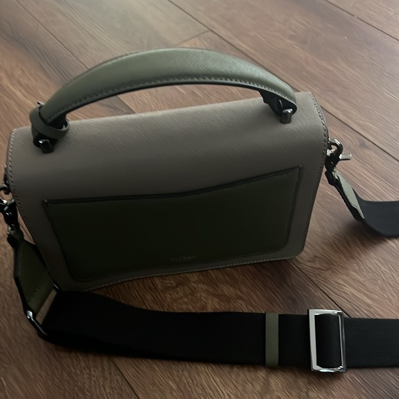 Botkier Army Green, Cream and Dark Tan bag - Picture 3 of 6